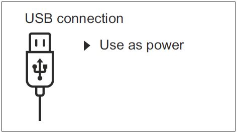 USB connection