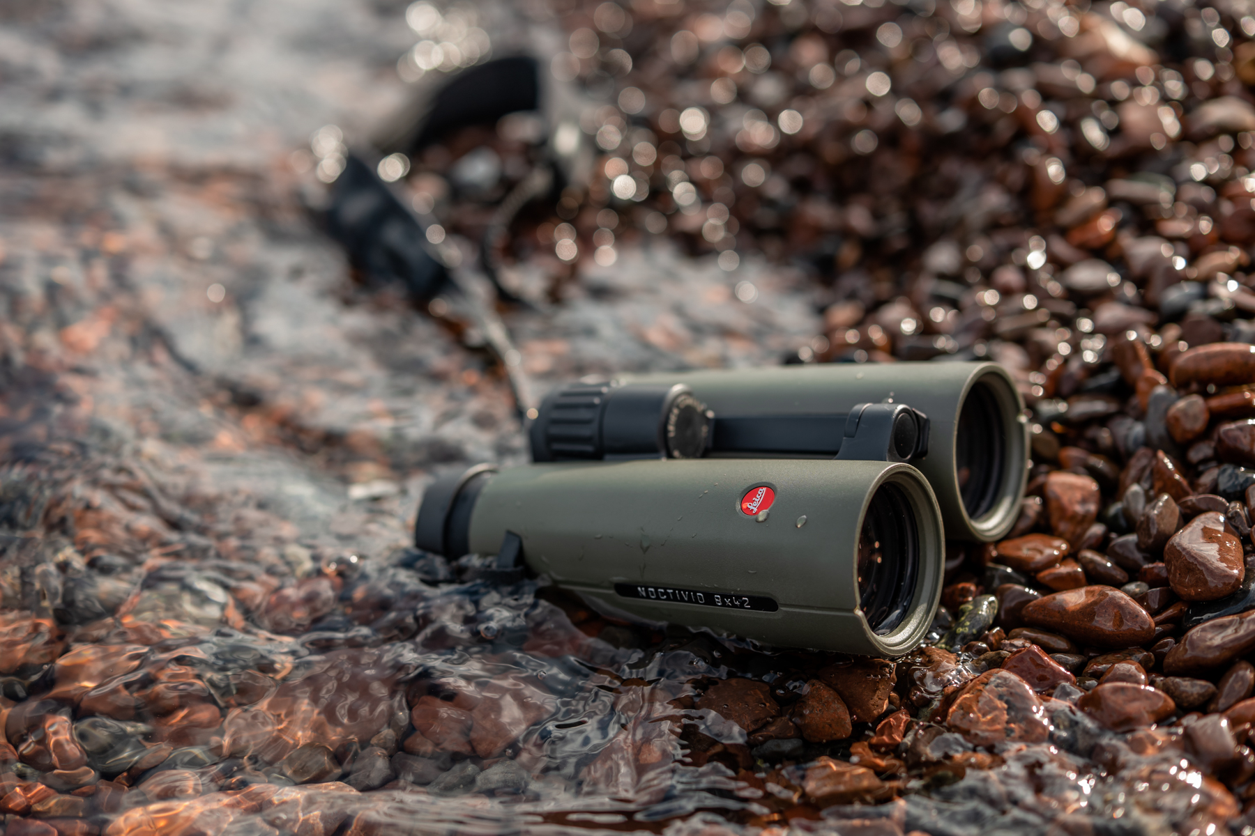 Leica binoculars in water