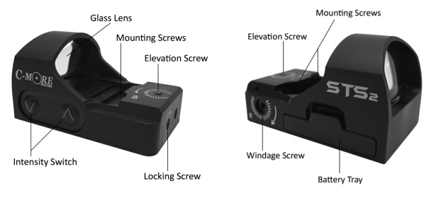 C-More Mini Red Dot Sight STS2 Instruction Manual