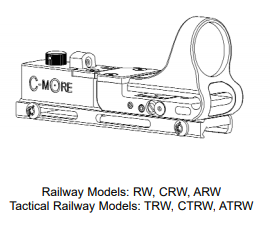 C-More (Tactical) Railway Red Dot Sight Instruction Manual