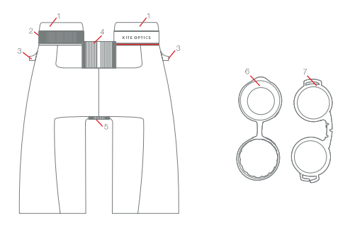 Kite Optics Cervus HD Binoculars Instruction Manual