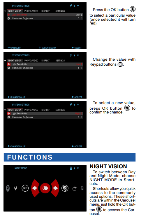 ATN BinoX-HD Digi NV Binoculars Instruction Manual