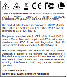 GPO Rangeguide Binoculars Instruction Manual