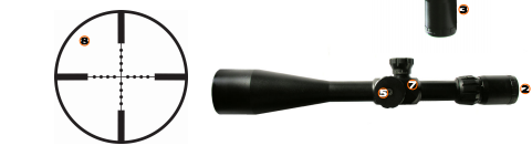 Falcon T50+ 10-50x60 Rifle Scope Instruction Manual