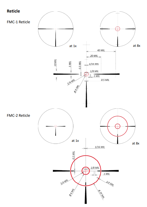 March First Focal Plane Reticle Scope Instruction Manual 