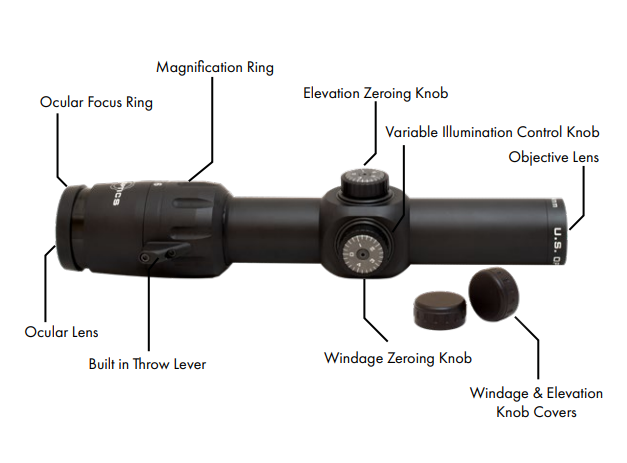 US Optics SVS Rifle Scopes Instruction Manual