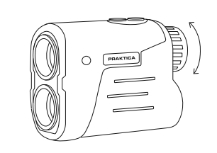 Praktica LRF-7 Laser Rangefinder Instruction Manual