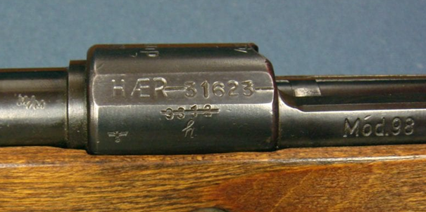 An example of Norwegian restamped Mauser 98 action 
