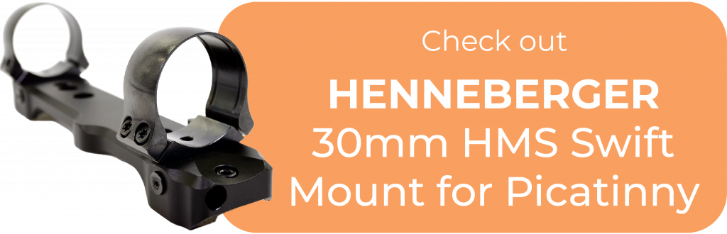 30MM HENNEBERGER HMS SWIFT MOUNT FOR PICATINNY