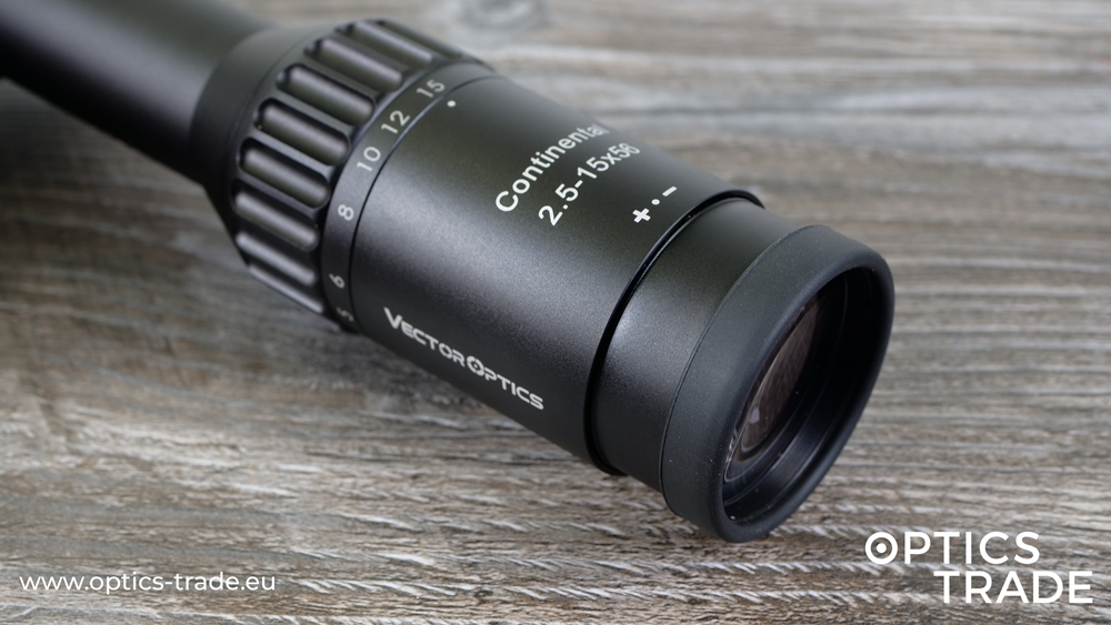 Vector Optics Continental 2.5-15x56 - Fast Focus Eyepiece