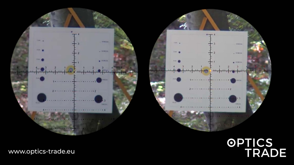 Vector Optics Continental 5-30x56 FFP - VCT-34FFP Reticle Subtensions at 30x Magnification