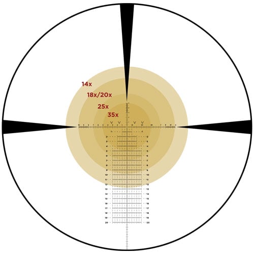 Leupold Mark 5HD Reticle CCH FFP IlluminatedLeupold Mark 5HD Reticle: CCH FFP Illuminated