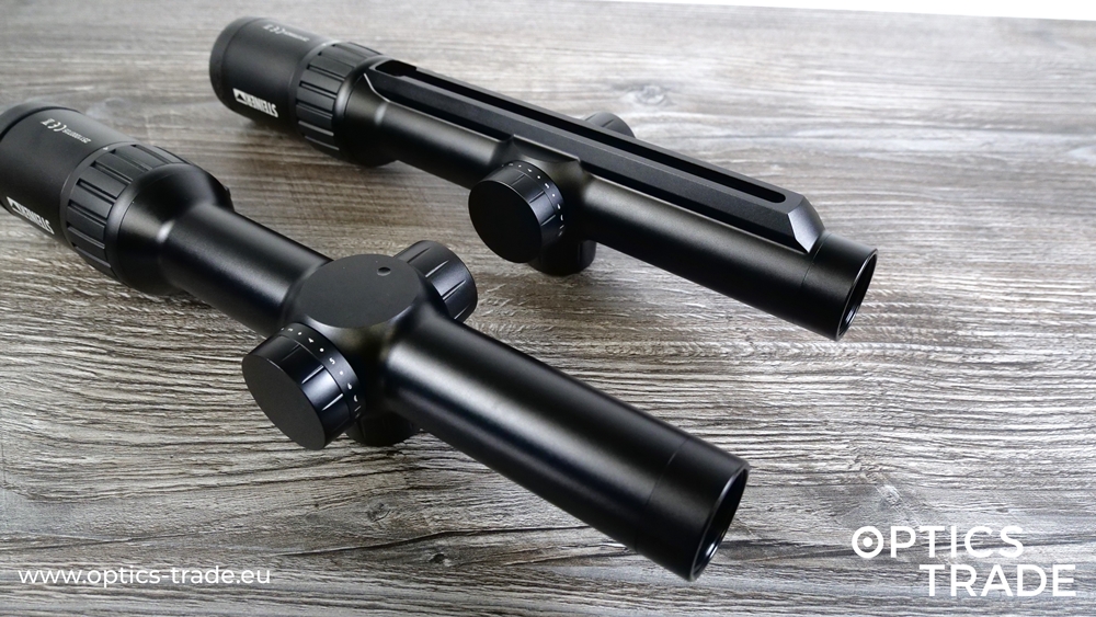Steiner Ranger 4 1-4x24 Riflescope - Basic Model and Rail Model Side-by-Side