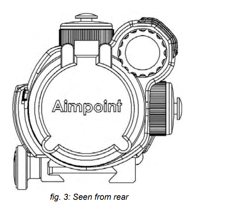 Aimpoint Comp M3 Red Dot Sight Instruction Manual