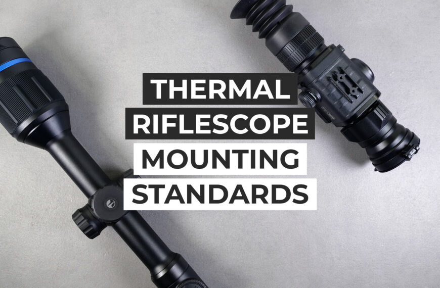 Thermal riflescope mounting standards