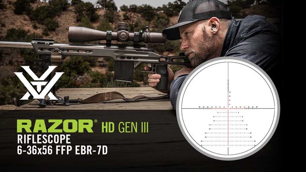 Vortex Razor HD Gen III 6-36x56 FFP Tactical Riflescope (image source: Vortex Optics)