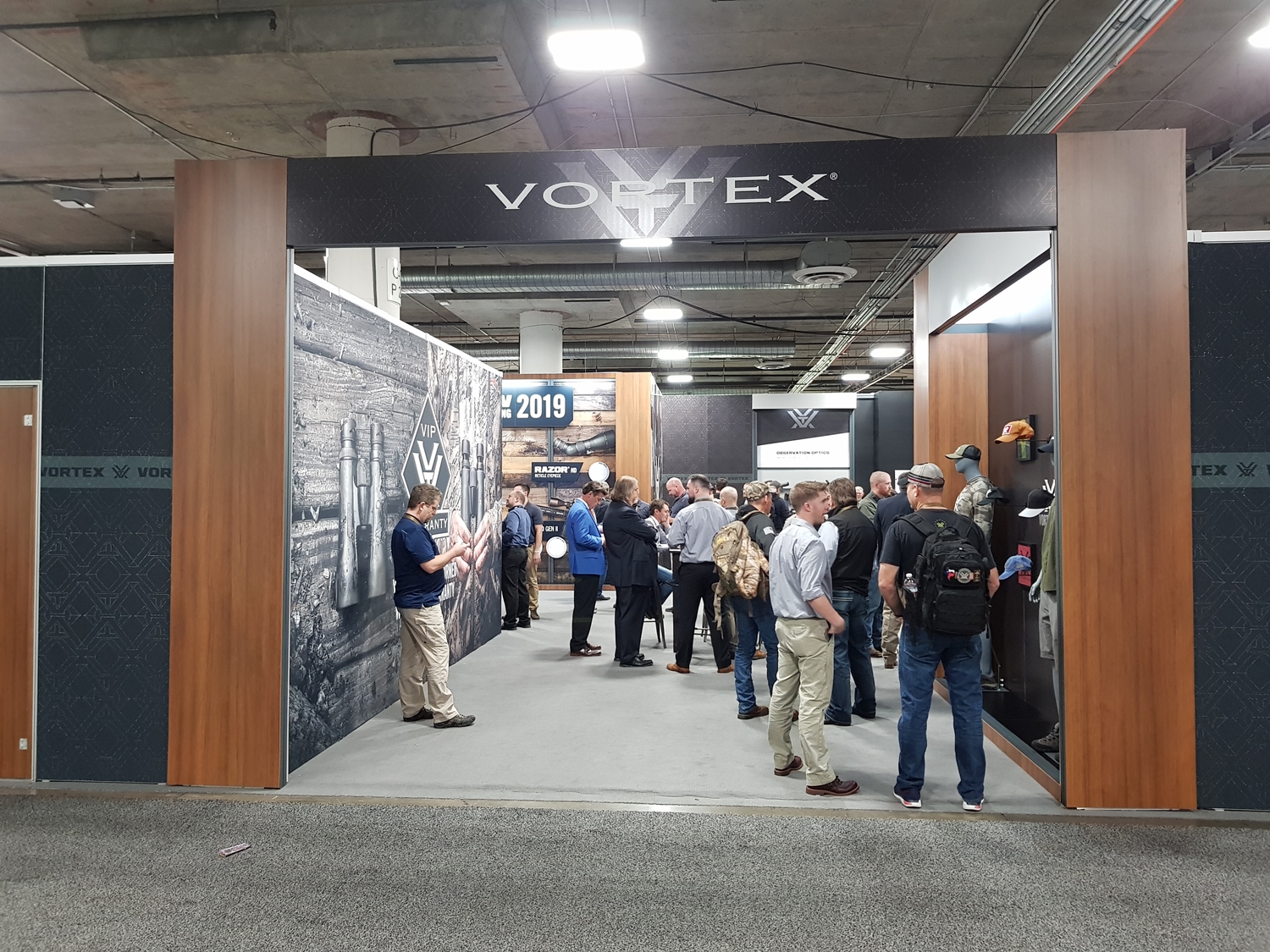Vortex's booth at Shot Show 2019