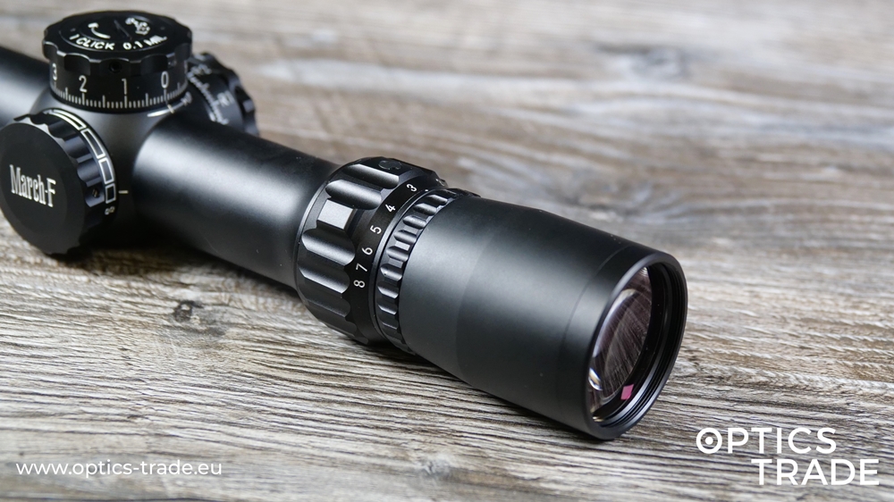 March-F 1-8x24 Shorty riflescope - magnification ring