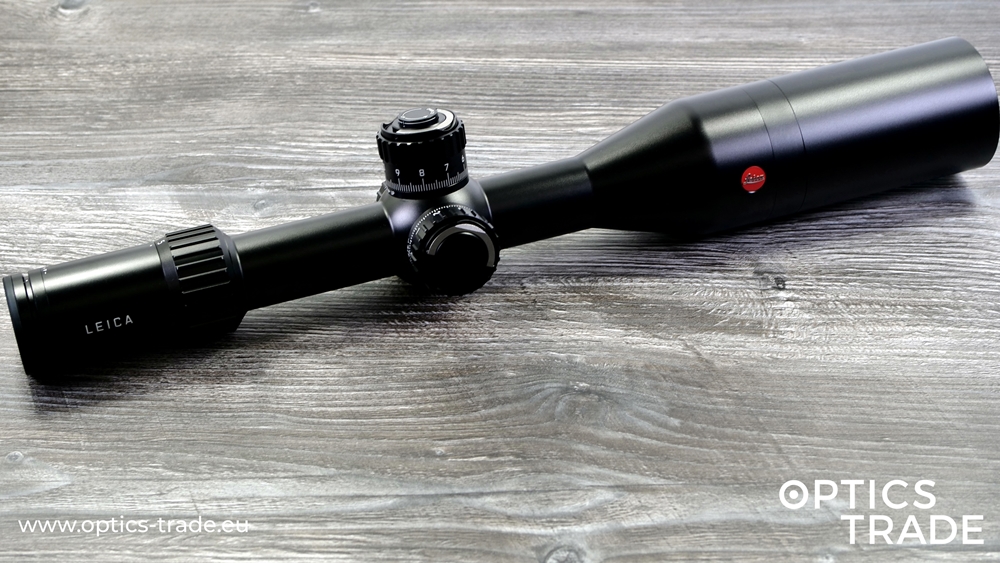 Leica Optics PRS 5-30x56i Riflescope - Angled View with Sunshade