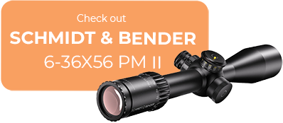 Schmidt and Bender 6-36x56 PM II Riflescope CTA button
