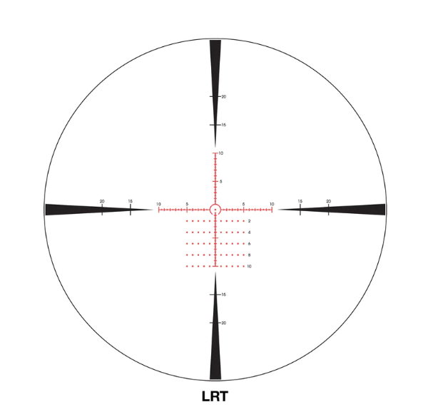 Sightron 1-6x24 LRT reticle in FFP