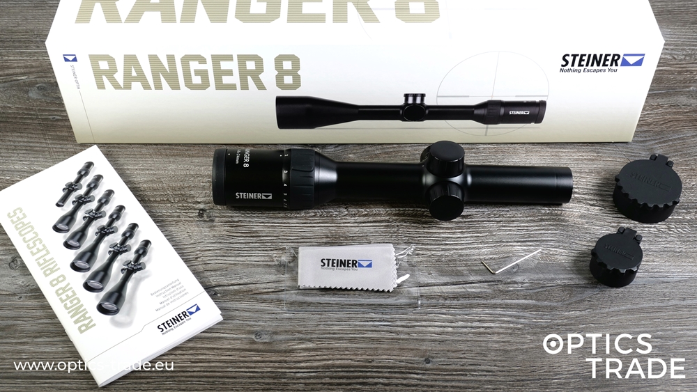 Steiner Ranger 8 1-8x24 Riflescope - What's in the Box? (Scope of Delivery)