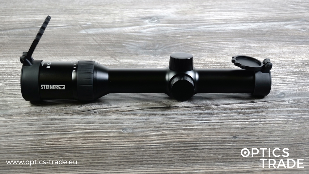 Steiner Ranger 8 1-8x24 Riflescope - Plastic Flip-Up Lens Covers