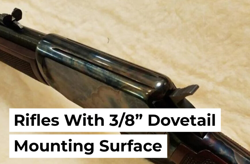 Rifles With 3/8″ Dovetail Mounting Surface