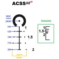 ACSS 22 LR Reticle