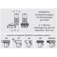 ERAMATIC Swing (Pivot) mount, CZ 550, 30.0 mm