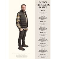 Mens Trousers D Size Chart