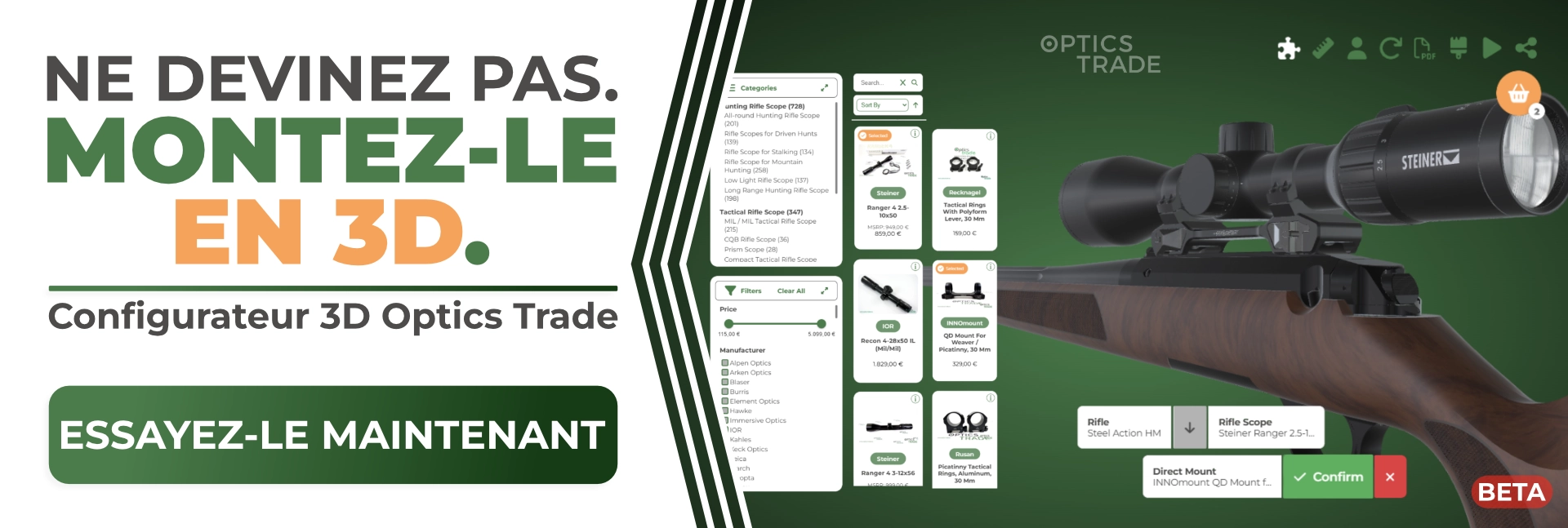 Optics Trade Configurator