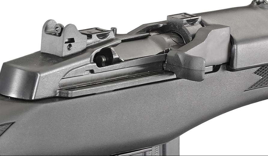 Ruger Mini-14 receiver with drilled and tapped holes
