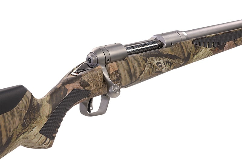 Receiver of the round-back Savage Model 110 Bear Hunter (LA) with a visible mounting surface Receiver of the round-back Savage Model 110 Bear Hunter (LA) with a visible mounting surface